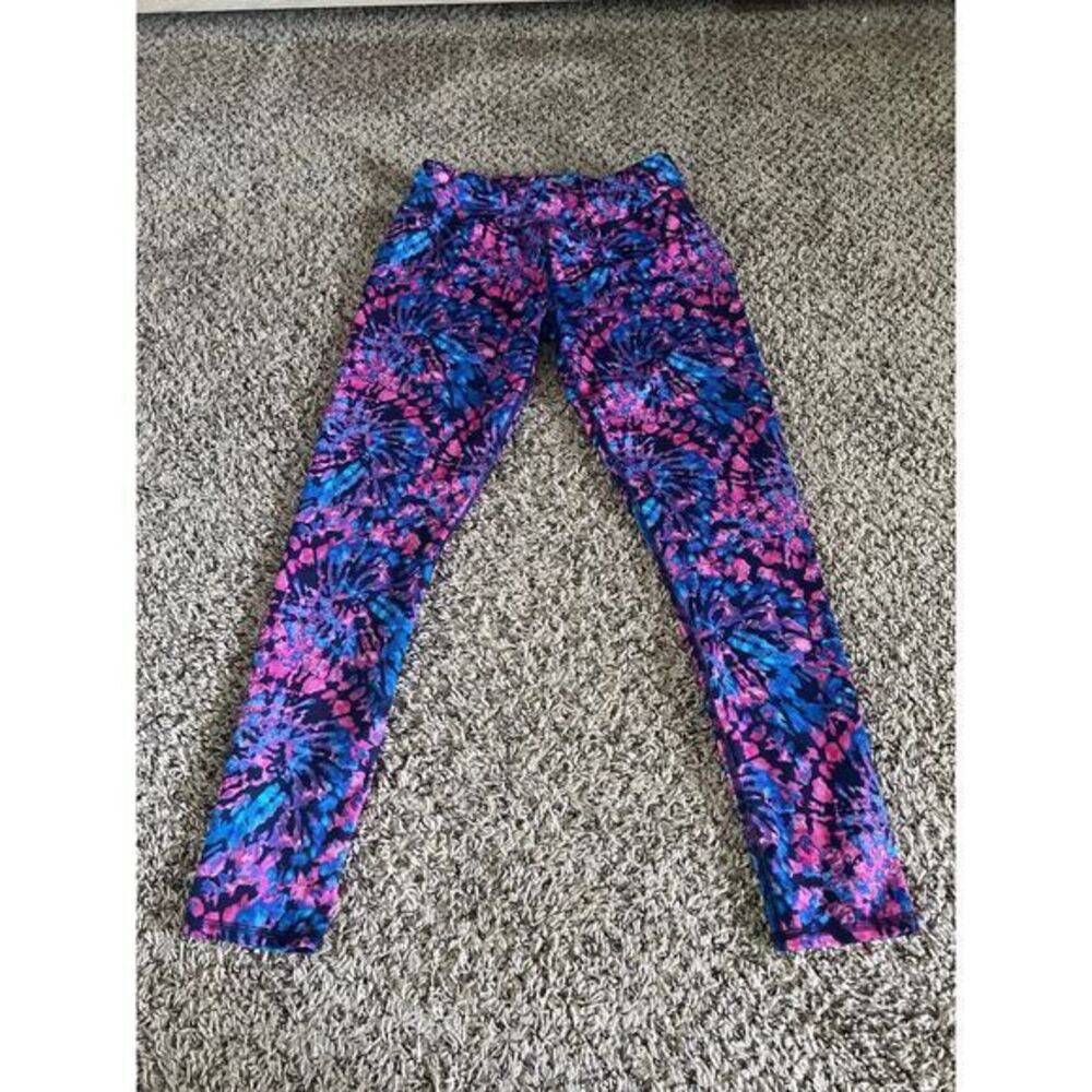 Atheletic Works Girls Tie Dye Leggings Size 14-16‎